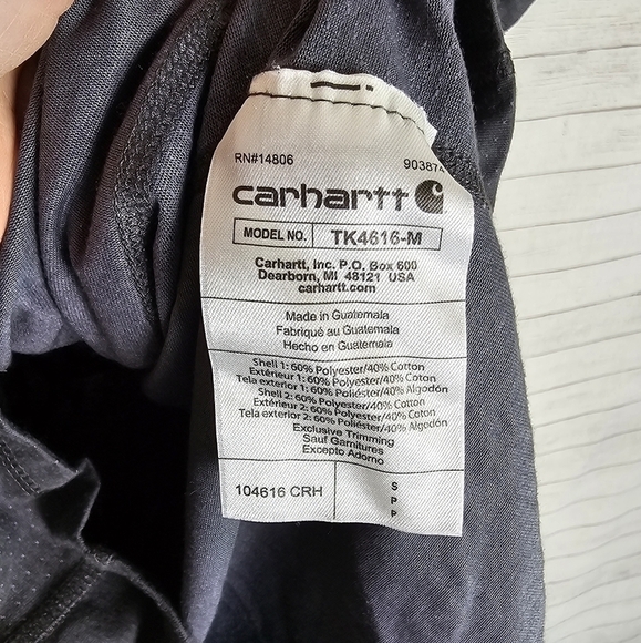 CARHARTT "RED CANYON CAFE"   GRAY SHORT SLEEVE RELAXED FIT TSHIRT, SZ SMALL - Picture 9 of 10